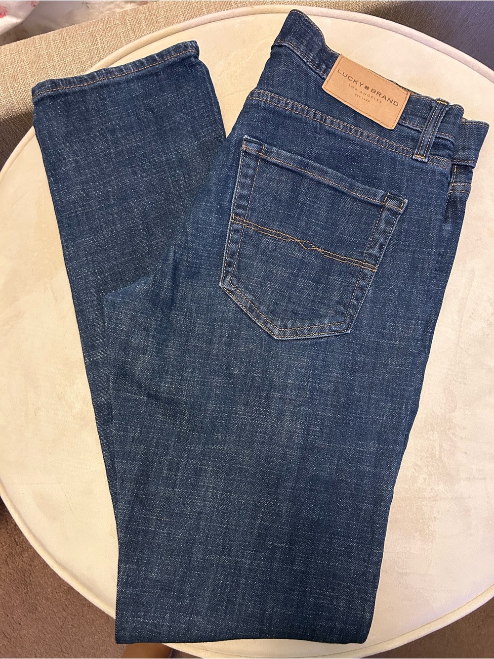 Lucky Brand Men’s Straight Leg Indigo Denim Jeans